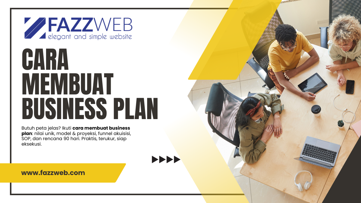 cara buat bisnis plan